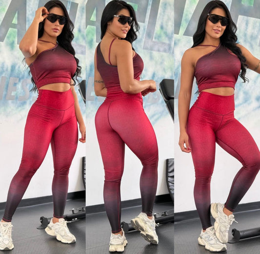 Conjunto Brave rojo